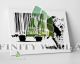 Barcode Leopard Banksy Graffiti Canvas Art Decor -C841
