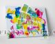 Abstract Rainbow Drip Canvas Art Decor -D598