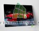 Red Ferrari Racing Car Canvas Art Decor -E349