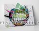 Lips Mouth Graffiti Canvas Art Decor -C594