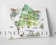  Dinosaur World Map Canvas Art Decor -C410