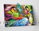 Abstract Colourful Cat Canvas Art Decor -C595