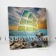 Rocky Sunset Sea Canvas Art Decor -C131