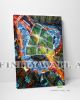 City Cityscape Aerial View Canvas Art Decor -C157