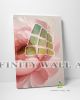 Pink Peony Flower Canvas Art Decor -C167