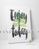 Enjoy Today Motivational Inspirational Quote Canvas Art Decor -C651