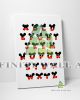 Mouse Alphabet Chart Canvas Art Decor -C701