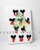 Mouse Number Chart Canvas Art Decor -C702