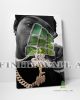 Pop Smoke Woo Chain Canvas Art Decor -C508