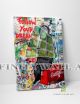Follow Your Dreams Monkey Quote Graffiti Canvas Art Decor -C581