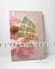 Pink Peony Flower Canvas Art Decor -C164