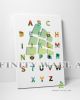 Monster Alphabet Chart Canvas Art Decor -C708