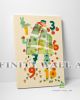 Nature Number Chart 1-10 Canvas Art Decor -C711