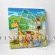 Safari Jungle Animals Canvas Art Decor -C772