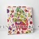 Floral Cat Canvas Art Decor -C795