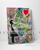 Balloon Girl Graffiti Canvas Art Decor -C856