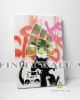 Gangsta Rat Banksy Graffiti Canvas Art Decor -C929