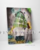 Iconic Frida Graffiti Canvas Art Decor -C957