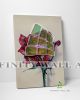 Red Rose Flower Graffiti Canvas Art Decor -C988