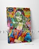 Swag Mona Lisa Graffiti Canvas Art Decor -D611