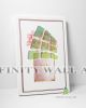 Pink Flower Perfume Bottle Fashion Canvas Art Decor -E22