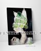 Modern Woman with White Doves Canvas Art Decor -E4